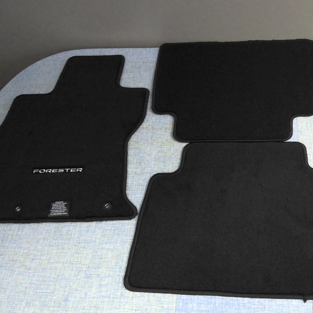2019-2021 Subaru Forester Black Floor Mats J501SSJ000 Genuine Parts